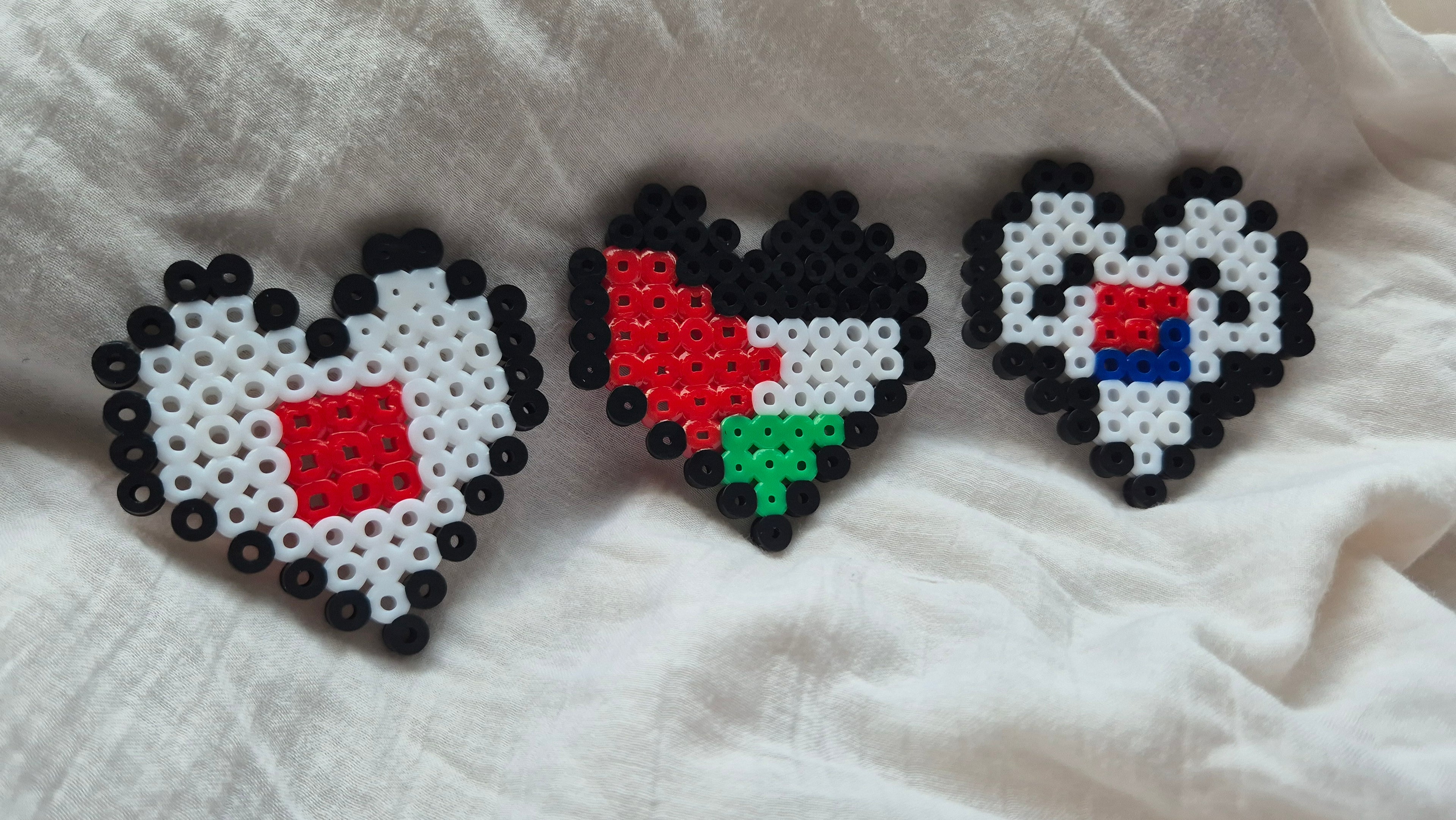 Mini Flag-Hearts - Keychain or Magnet